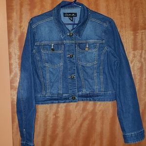 Cropped Denim Jacket Like New